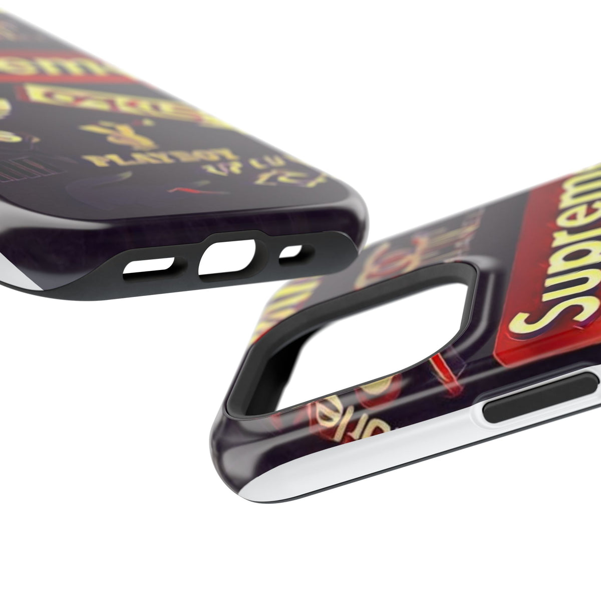 Supreme Impact-Resistant Phone Case — Streetwear Logo Collage