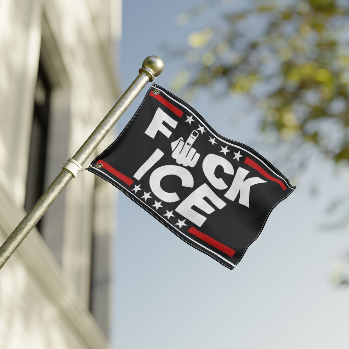 ICE Flag | Double-Sided Political Protest Flag