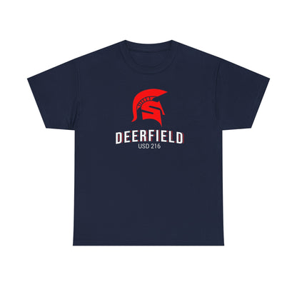 Spartan Helmet Graphic Tee — 'Ossified' Retro Warrior T-Shirt