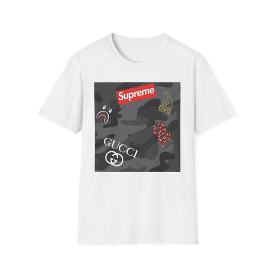 Camo Patch Logo Tee, T-Shirt | Streetwear Collage