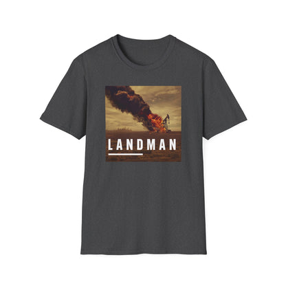 Landman Graphic Tee — Fiery Desert Scene T-Shirt