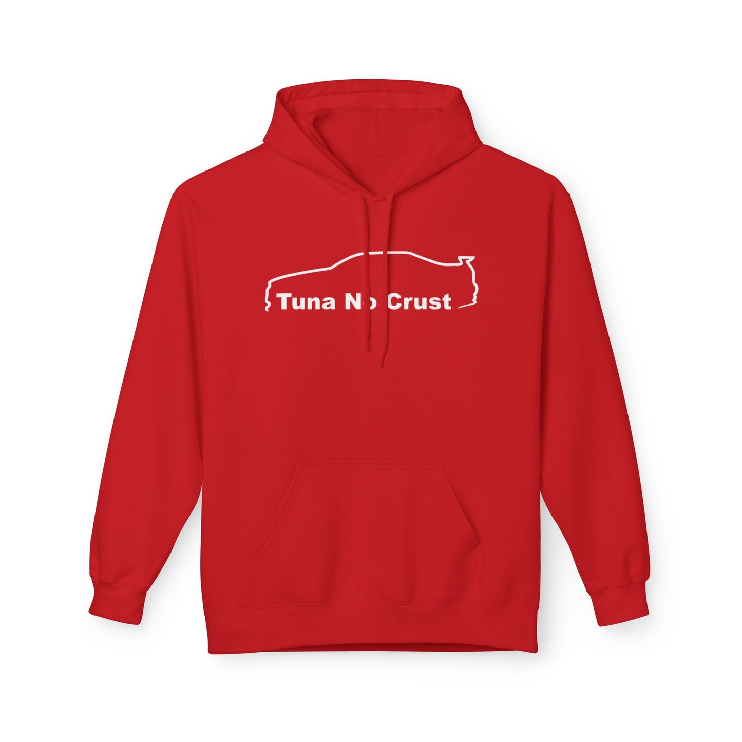 Tuna No Crust Hoodie — Minimal Cat Silhouette Sweatshirt for Cat Lovers