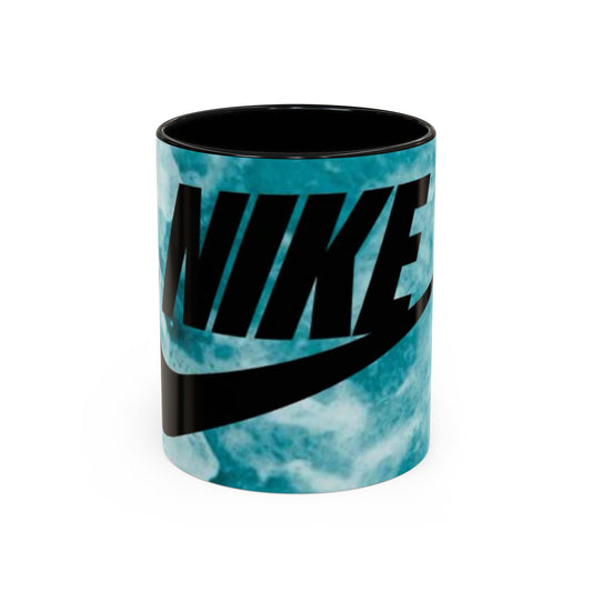 Swoosh Logo Coffee Mug | Accent Ceramic Mug