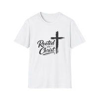 Rooted in Christ T-Shirt | Cross Faith Religious Tee
