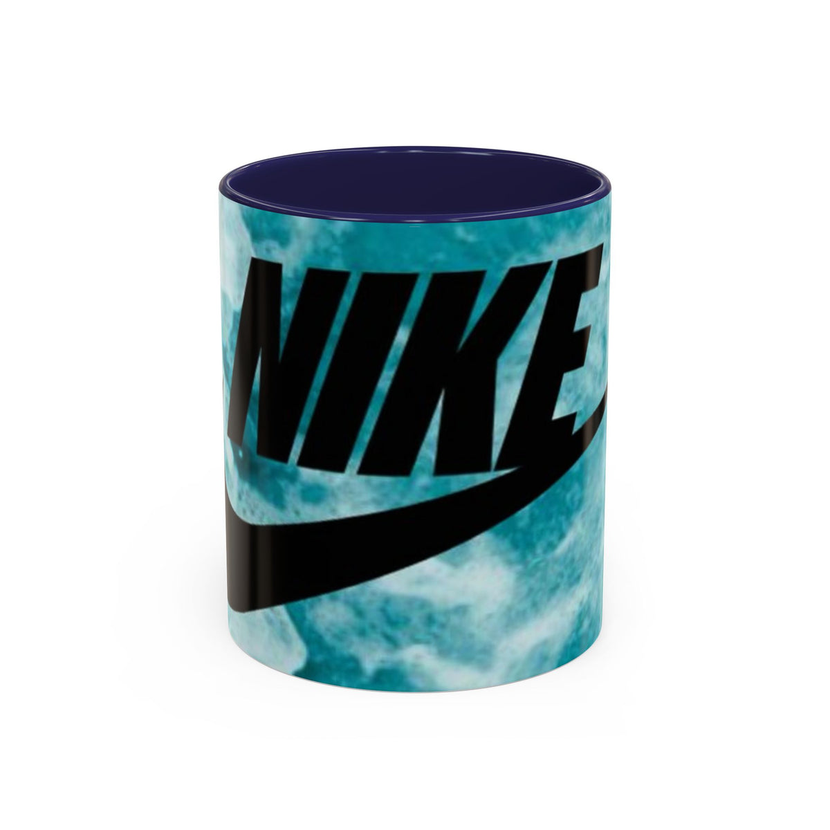 Swoosh Logo Coffee Mug | Accent Ceramic Mug