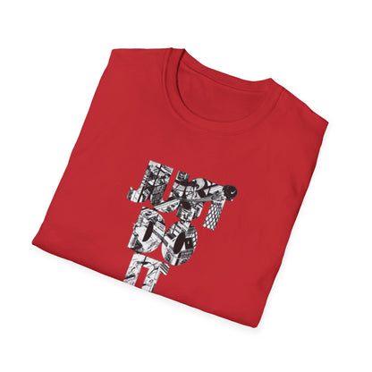 Just Do It Tee | Black graphic logo t-shirt