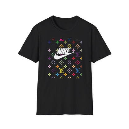 Rainbow Monogram Logo T-Shirt | Retro Pattern, Streetwear