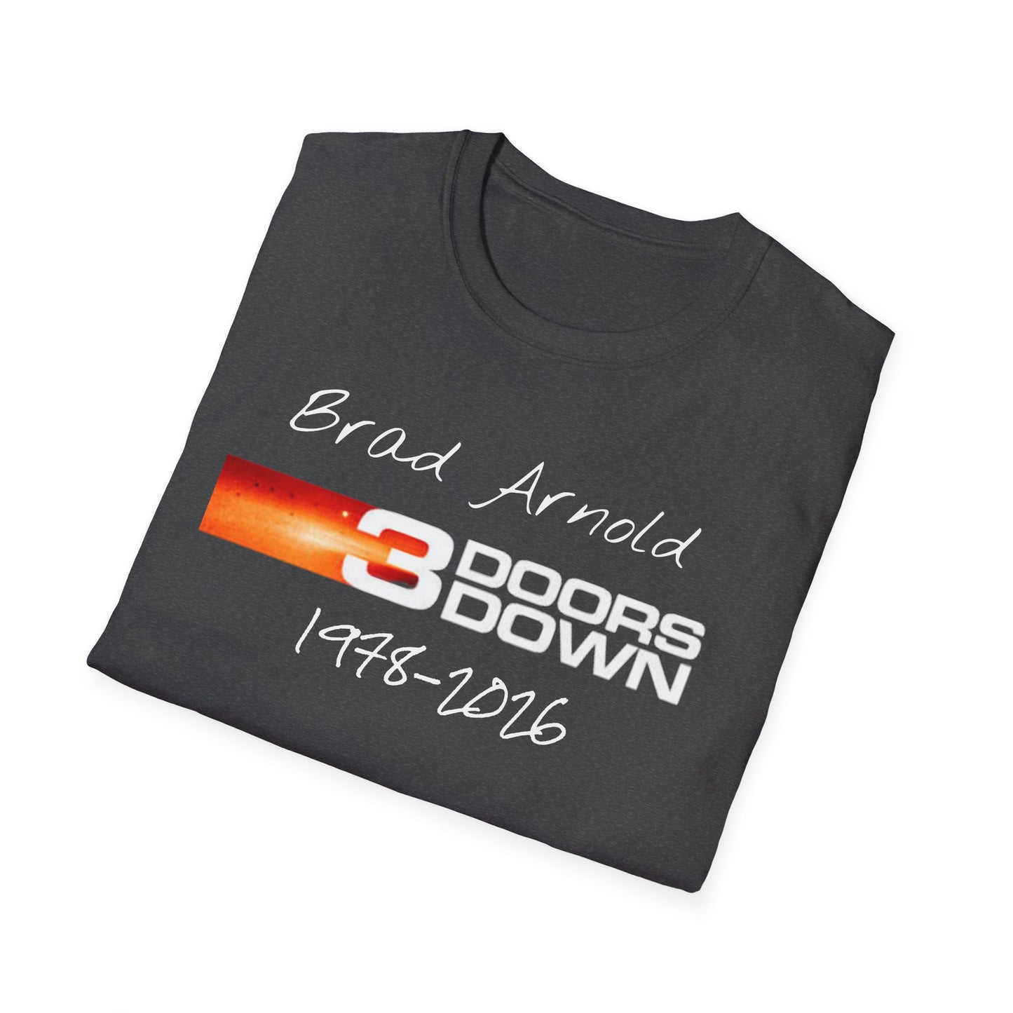 3 Doors Down Memorial Brad Arnold 1978-2016 T-Shirt | Band Tribute