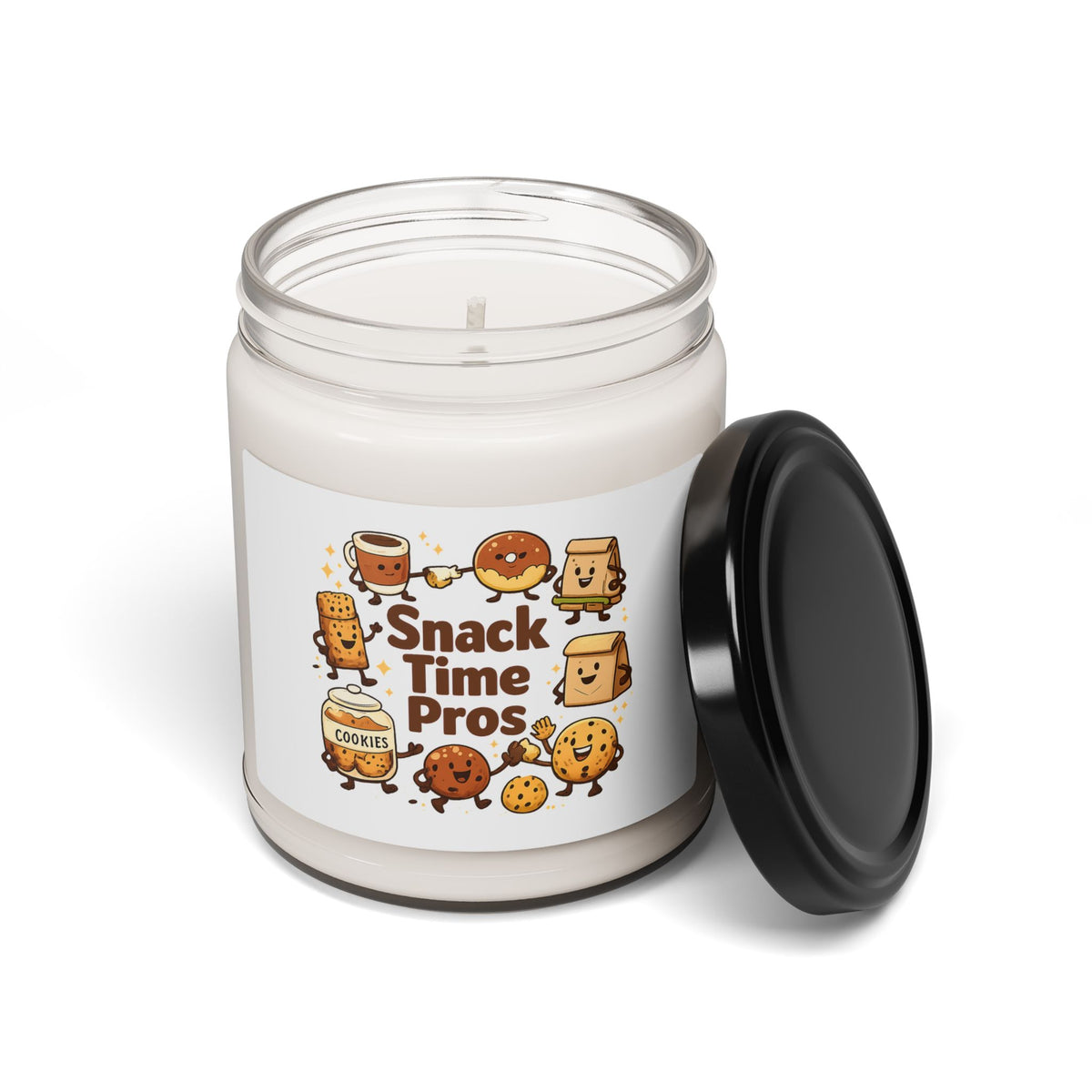 Snack Time Pros Candle | Soy Candle, Office Humor, Coffee Fuel