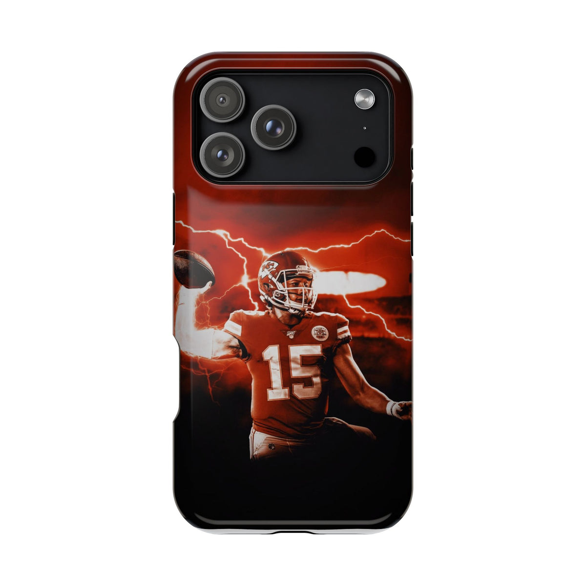 Patrick Mahomes Football Phone Case | Impact-Resistant Case