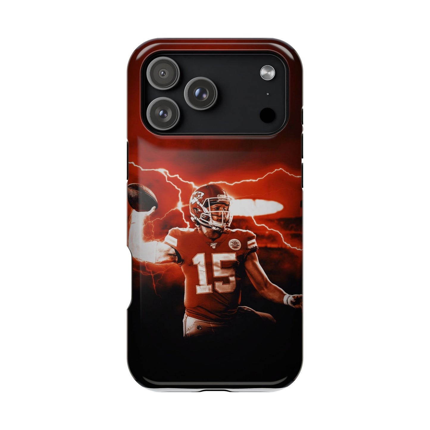 Patrick Mahomes Football Phone Case | Impact-Resistant Case