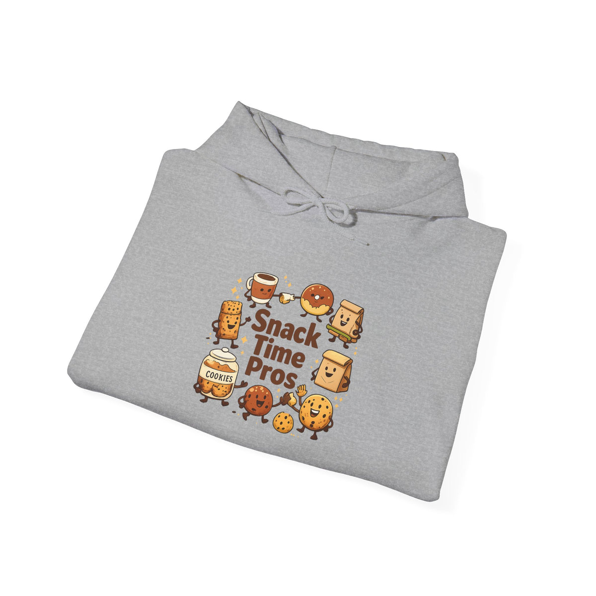 Snack Time Pros Hoodie | office humor, coffee fuel