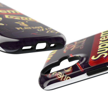 Supreme Impact-Resistant Phone Case — Streetwear Logo Collage