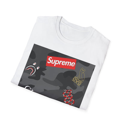 Camo Patch Logo Tee, T-Shirt | Streetwear Collage