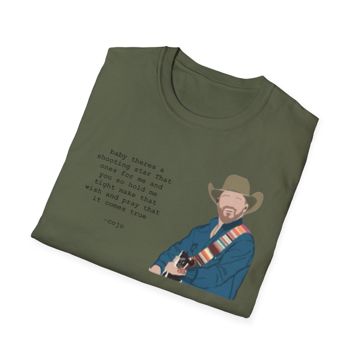 Cojo Guitar Portrait T‑Shirt — 