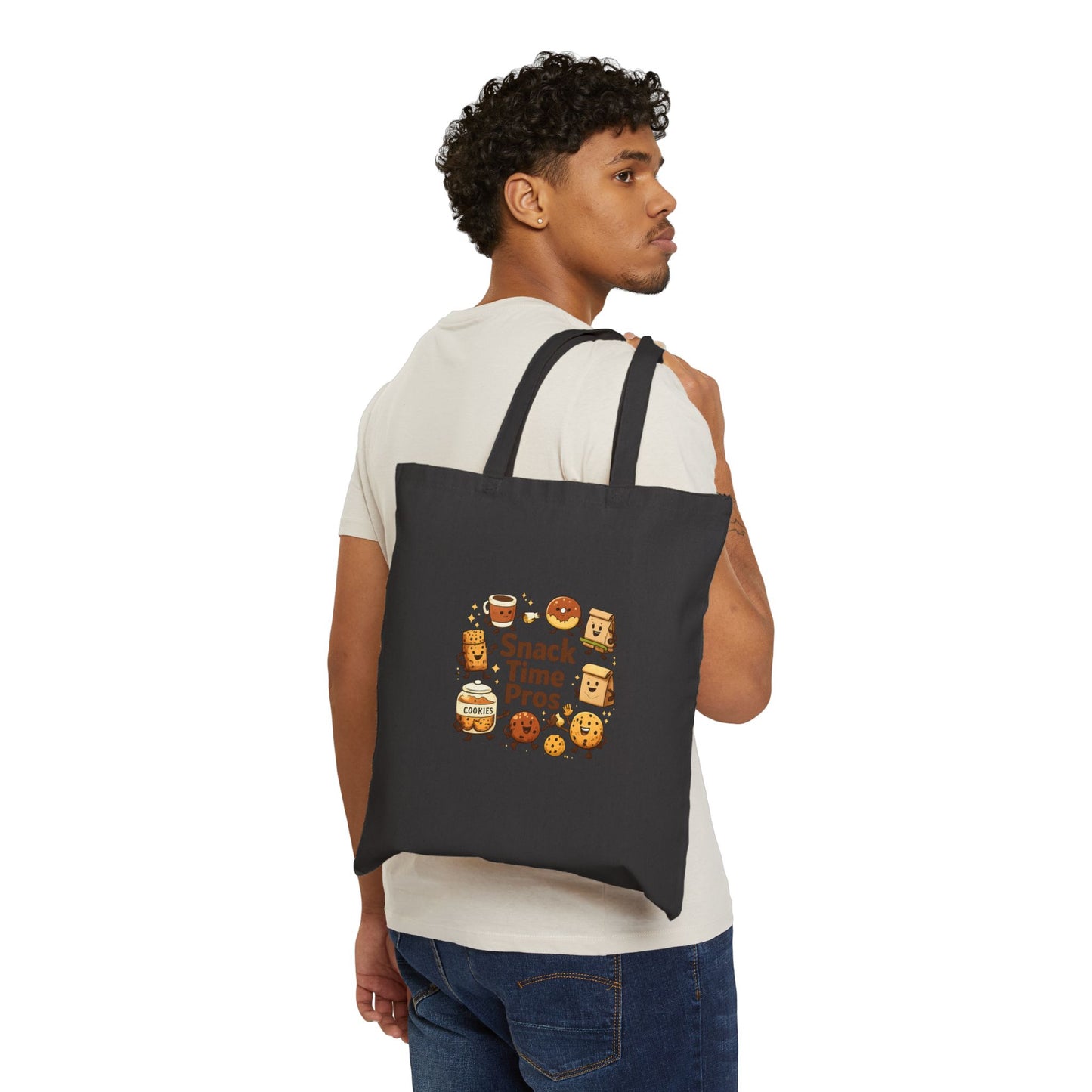 Snack Time Pros Tote | office humor, coffee fuel