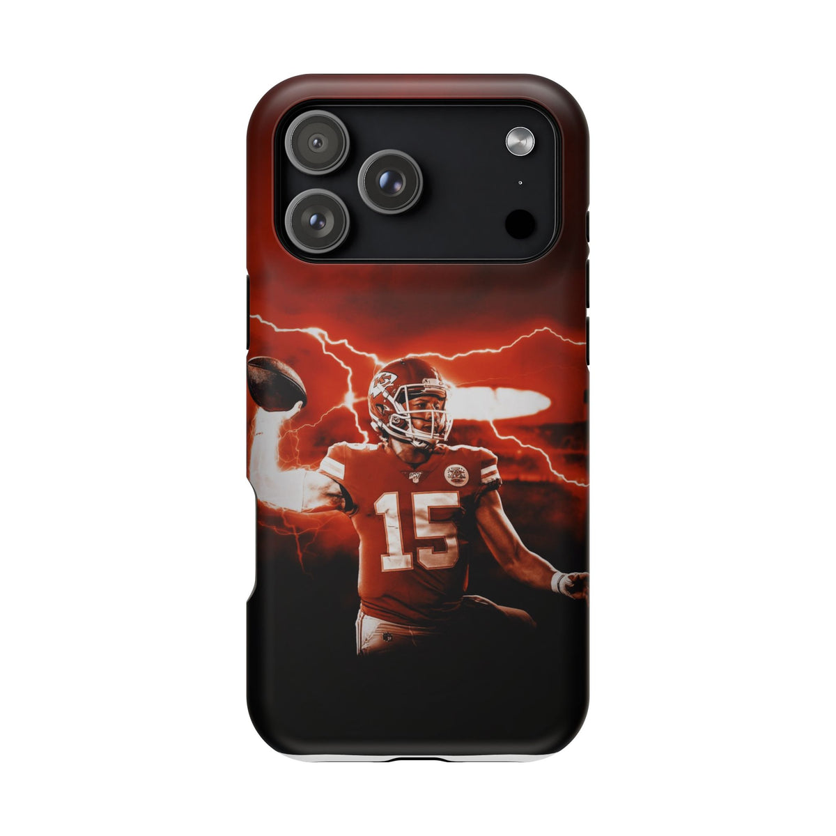 Patrick Mahomes Football Phone Case | Impact-Resistant Case
