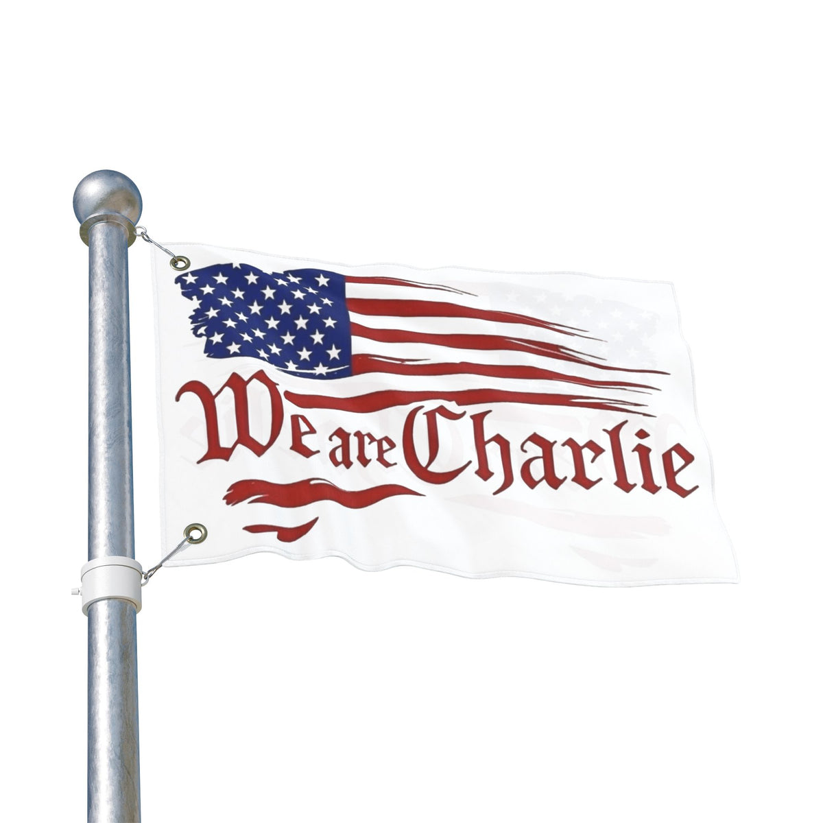 We Are Charlie Flag | Double Sided