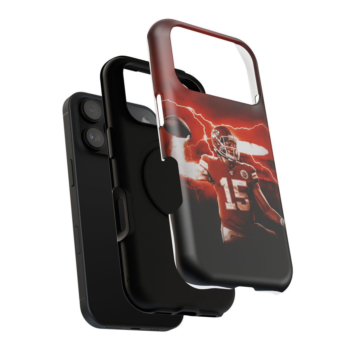 Patrick Mahomes Football Phone Case | Impact-Resistant Case