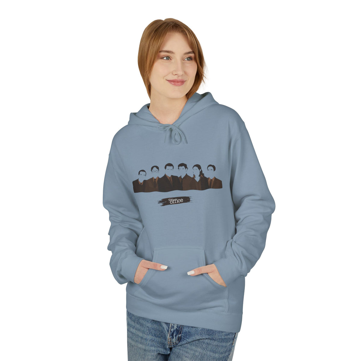 The Office  — Retro Five Faces Graphic Pullover