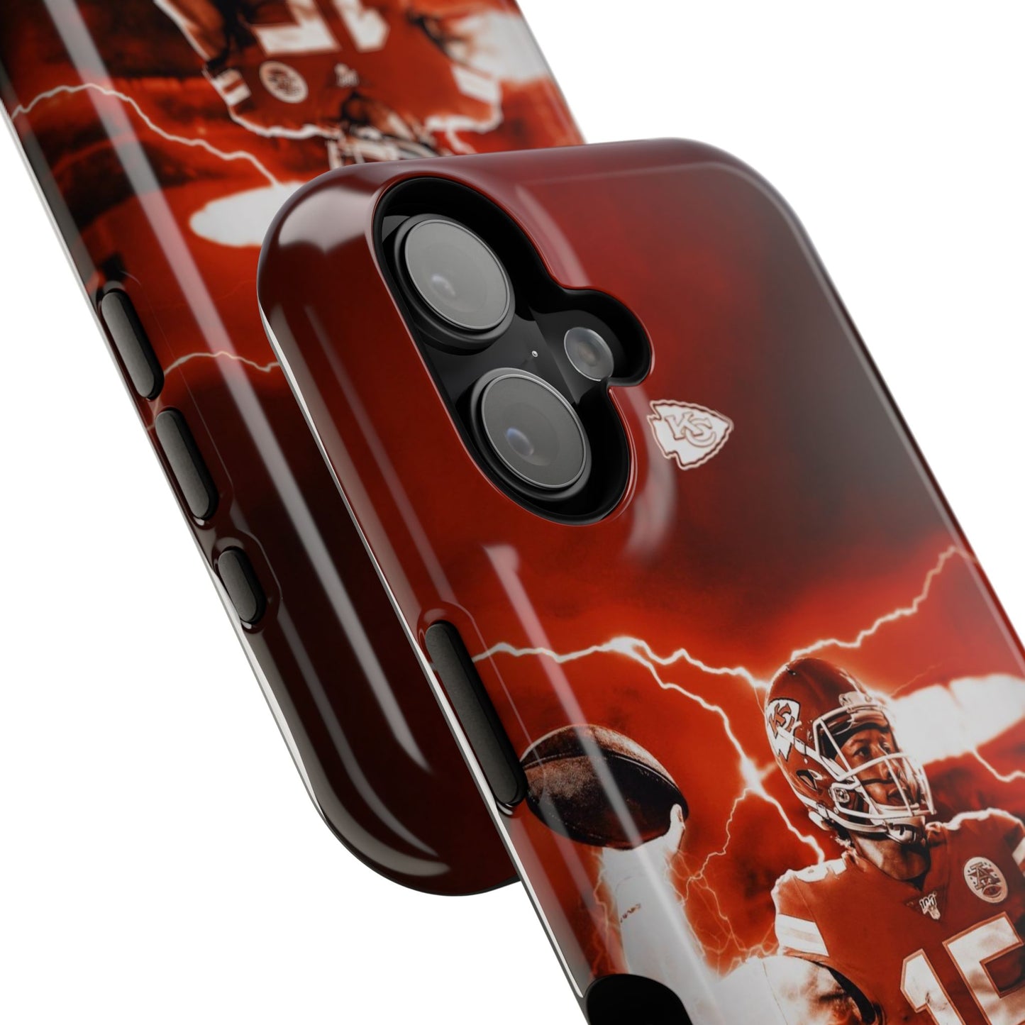 Patrick Mahomes Football Phone Case | Impact-Resistant Case