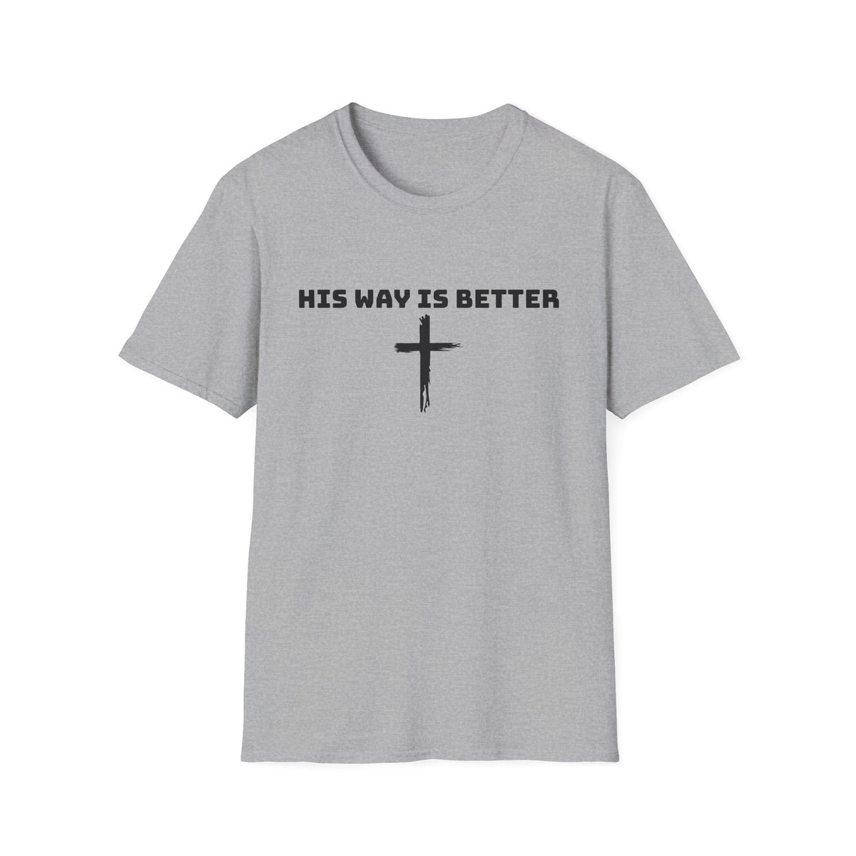 His Way Is Better cross t-shirt | Christian faith tee