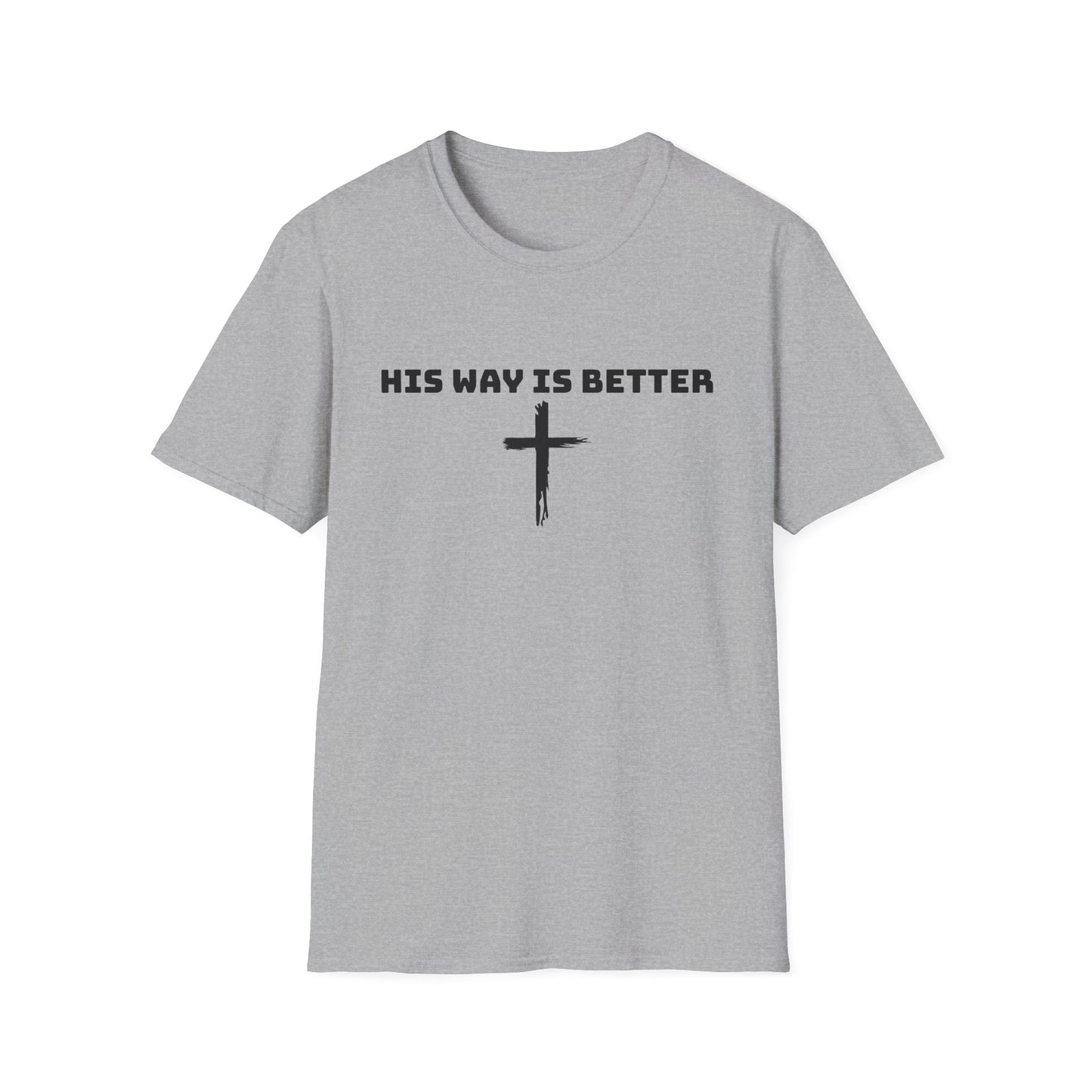 His Way Is Better cross t-shirt | Christian faith tee