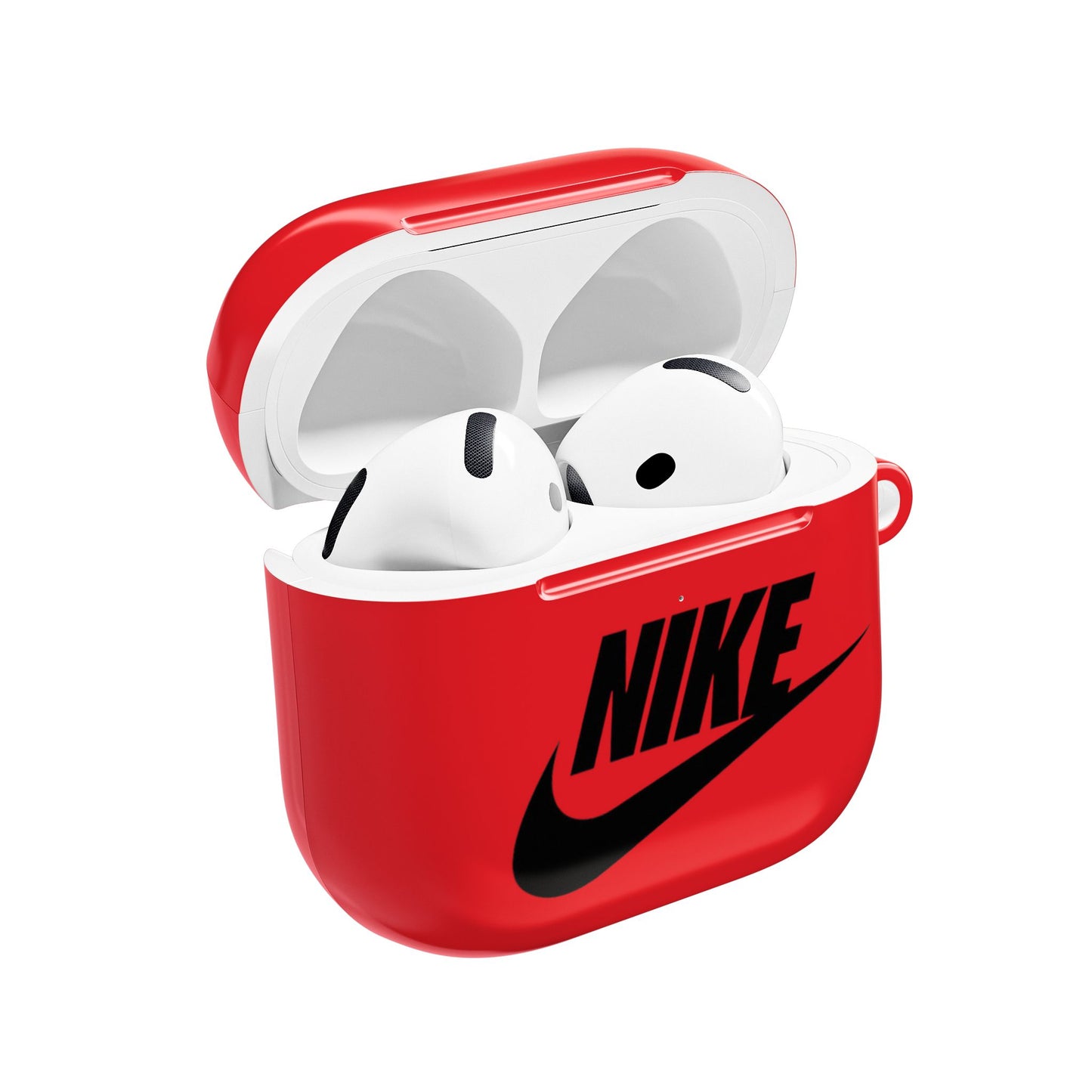 Nike Swoosh AirPod Case | Red Silicone AirPod Case