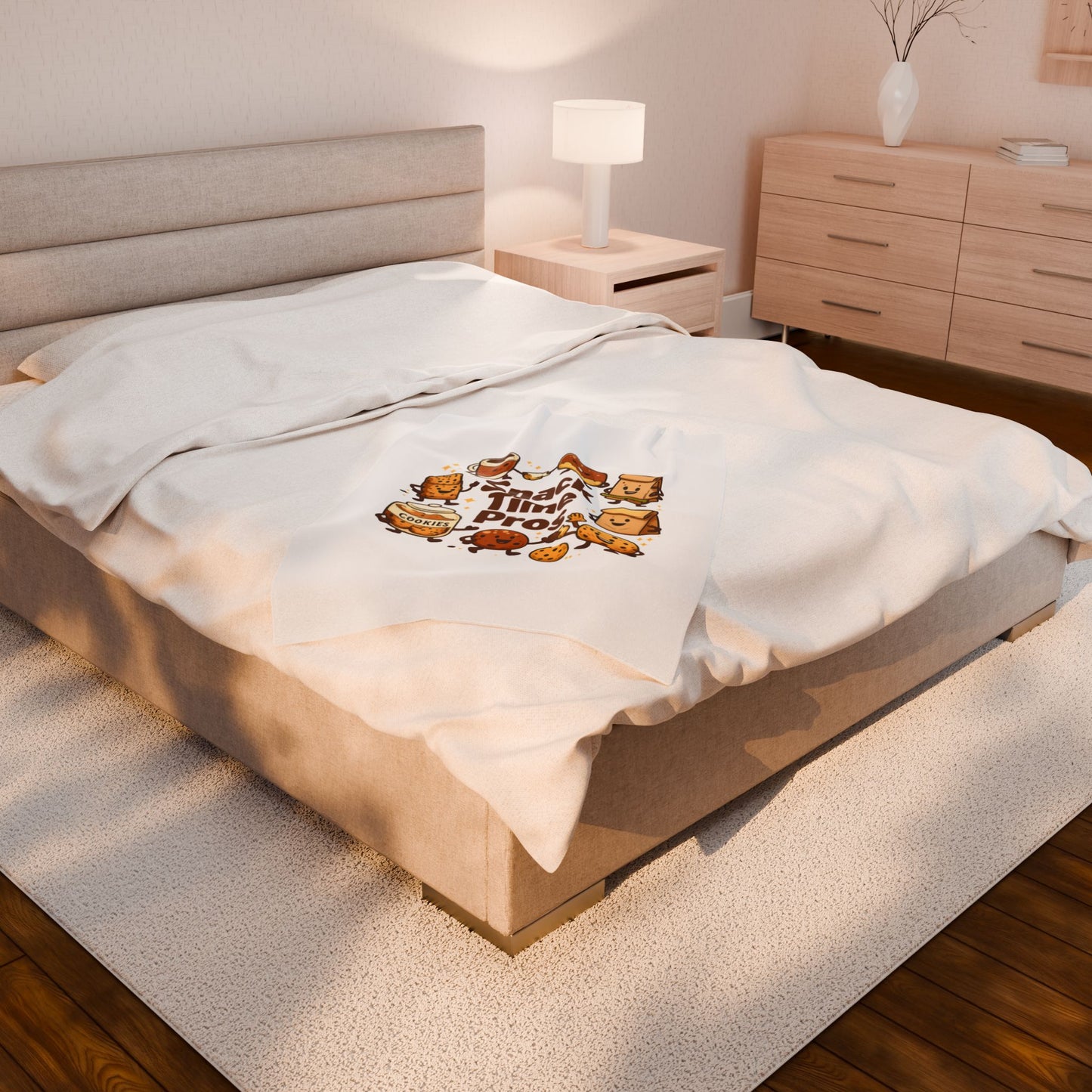Snack Time Pros Blanket | office humor, coffee fuel