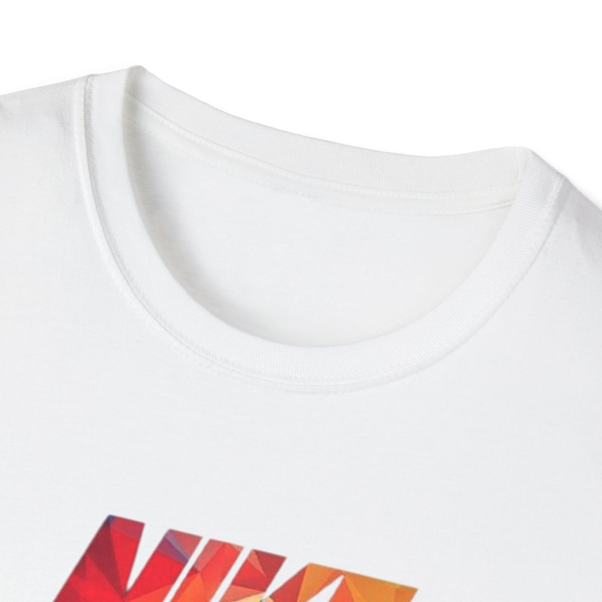 Rainbow Swoosh T-Shirt | Retro Logo Graphic