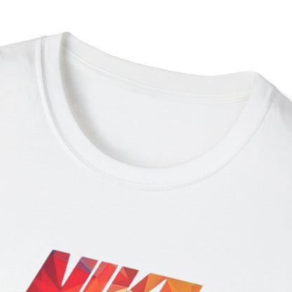 Rainbow Swoosh T-Shirt | Retro Logo Graphic