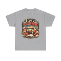 Cozy Game Day football graphic Tee | Retro winter mittens, warm & toasty