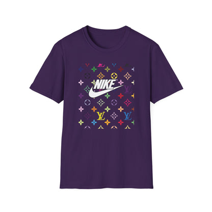 Rainbow Monogram Logo T-Shirt | Retro Pattern, Streetwear