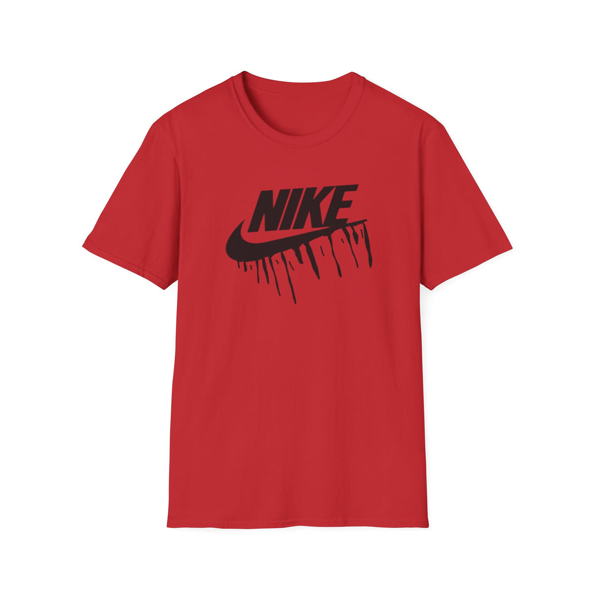 Dripping Swoosh T-Shirt | Streetwear Logo Graphic