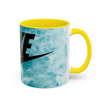 Swoosh Logo Coffee Mug | Accent Ceramic Mug