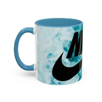 Swoosh Logo Coffee Mug | Accent Ceramic Mug