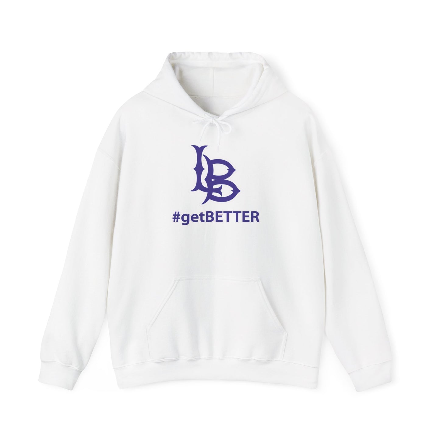 #getBETTER LB Logo Hoodie — Motivational Long Beach Sweatshirt