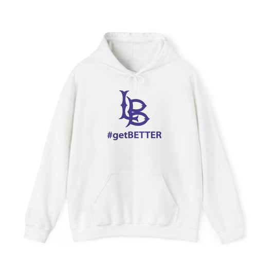 #getBETTER LB Logo Hoodie — Motivational Long Beach Sweatshirt