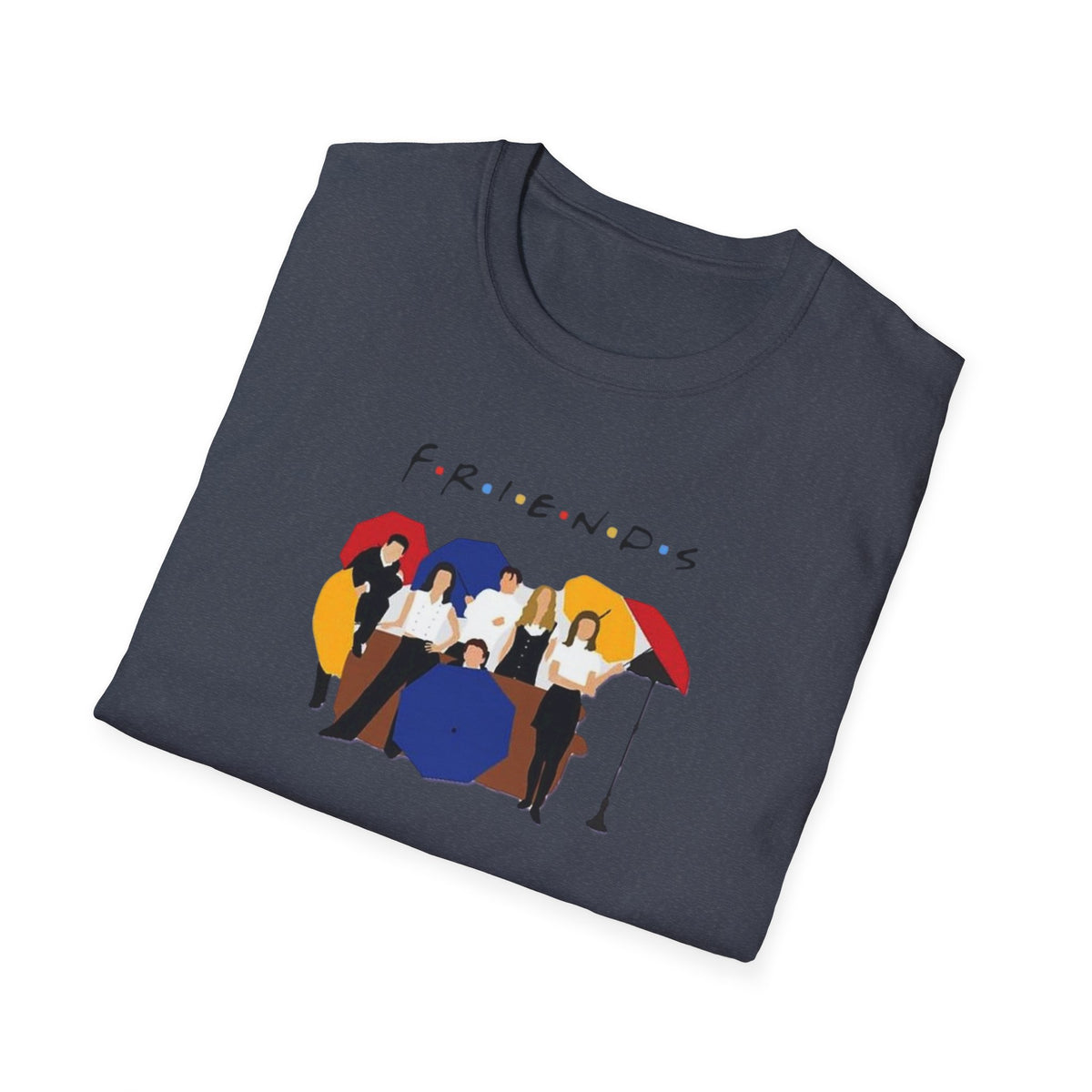 Friends TV Show Minimalist Group Graphic T-Shirt — 