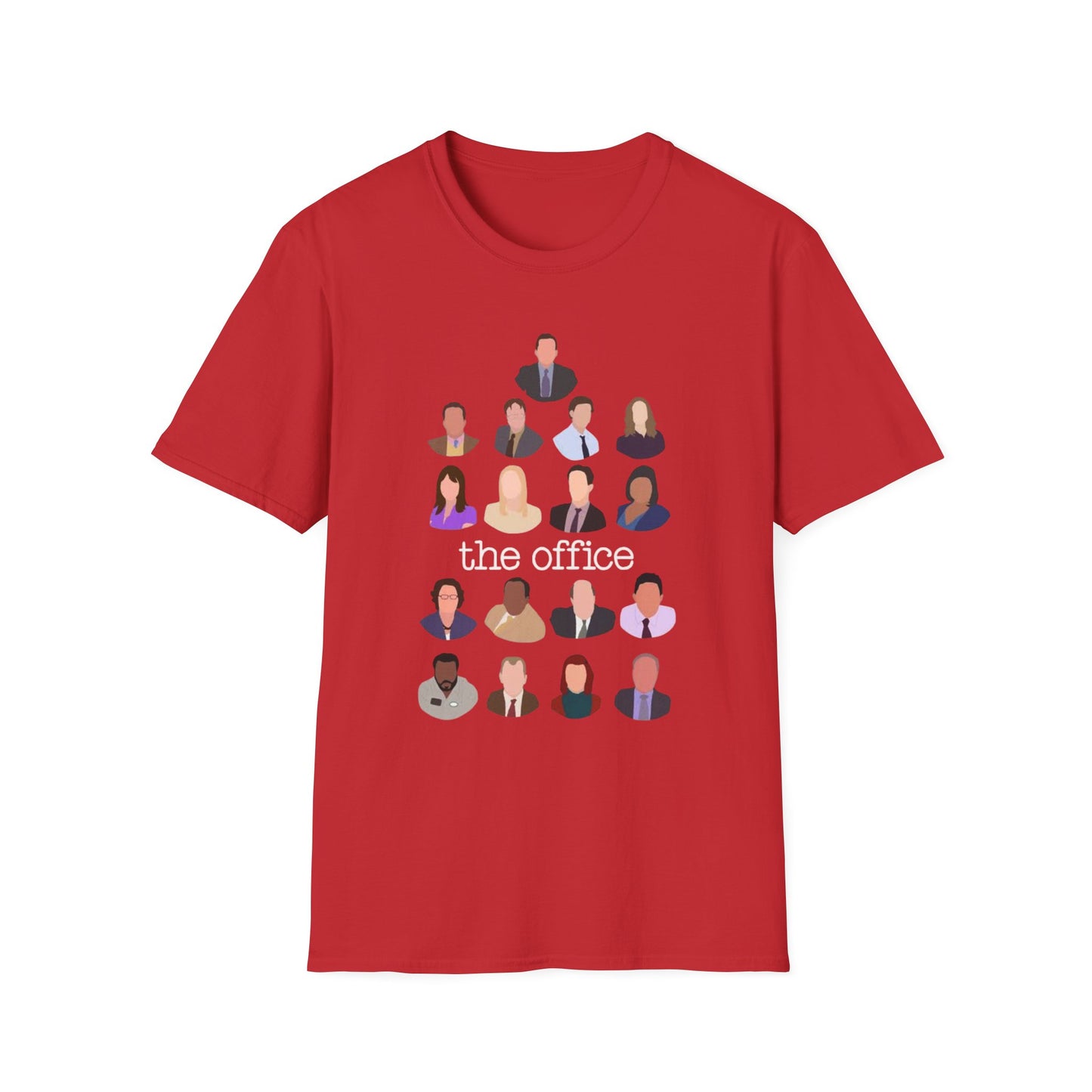 The Office Minimalist Character Grid T-Shirt