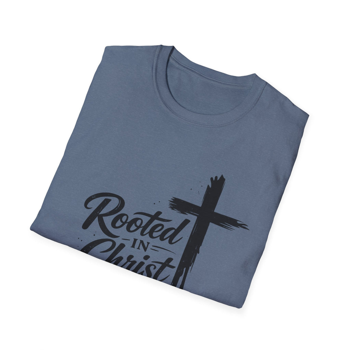Rooted in Christ T-Shirt | Cross Faith Religious Tee