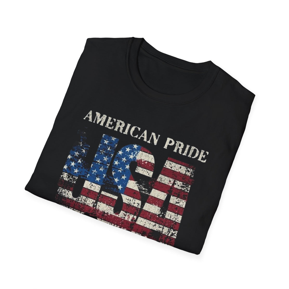 American Pride USA T-Shirt | Distressed Flag Graphic