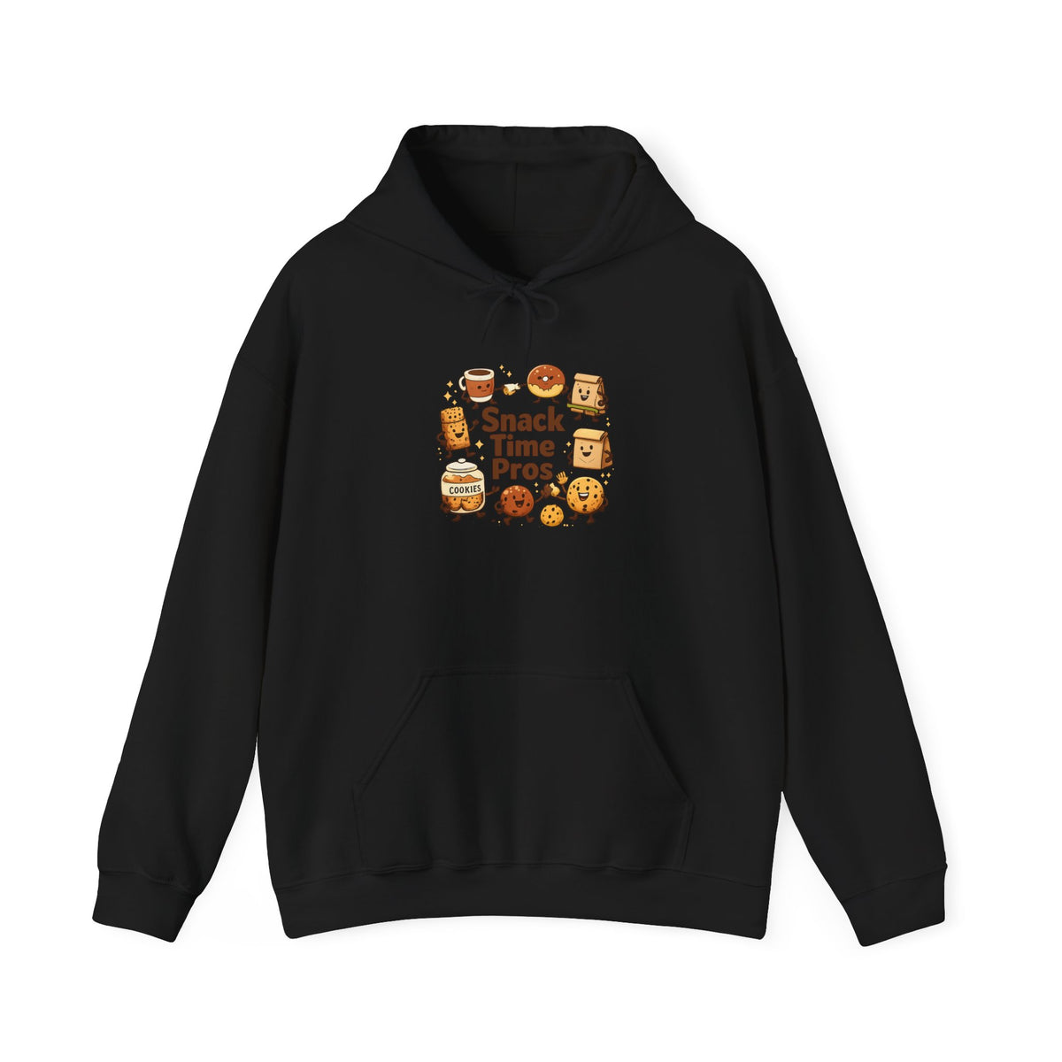 Snack Time Pros Hoodie | office humor, coffee fuel