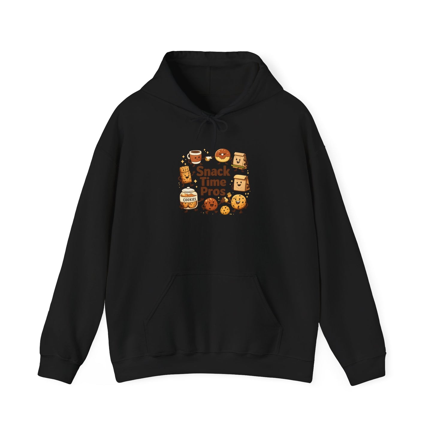 Snack Time Pros Hoodie | office humor, coffee fuel