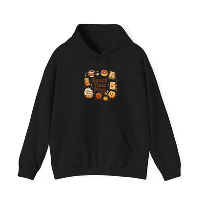 Snack Time Pros Hoodie | office humor, coffee fuel