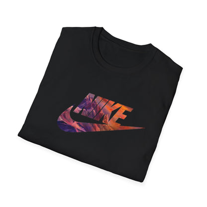 Sunset Swoosh T-Shirt | Colorful Abstract Swoosh Tee