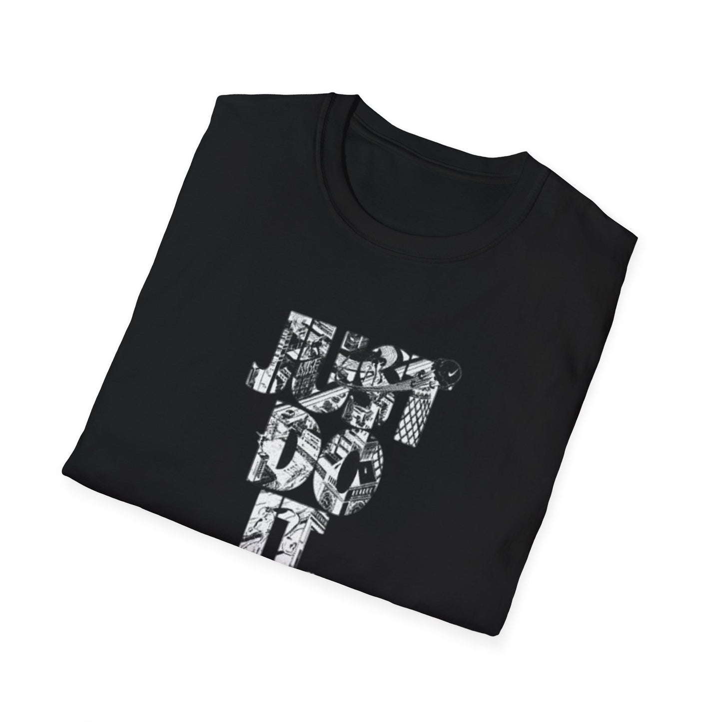 Just Do It Tee | Black graphic logo t-shirt