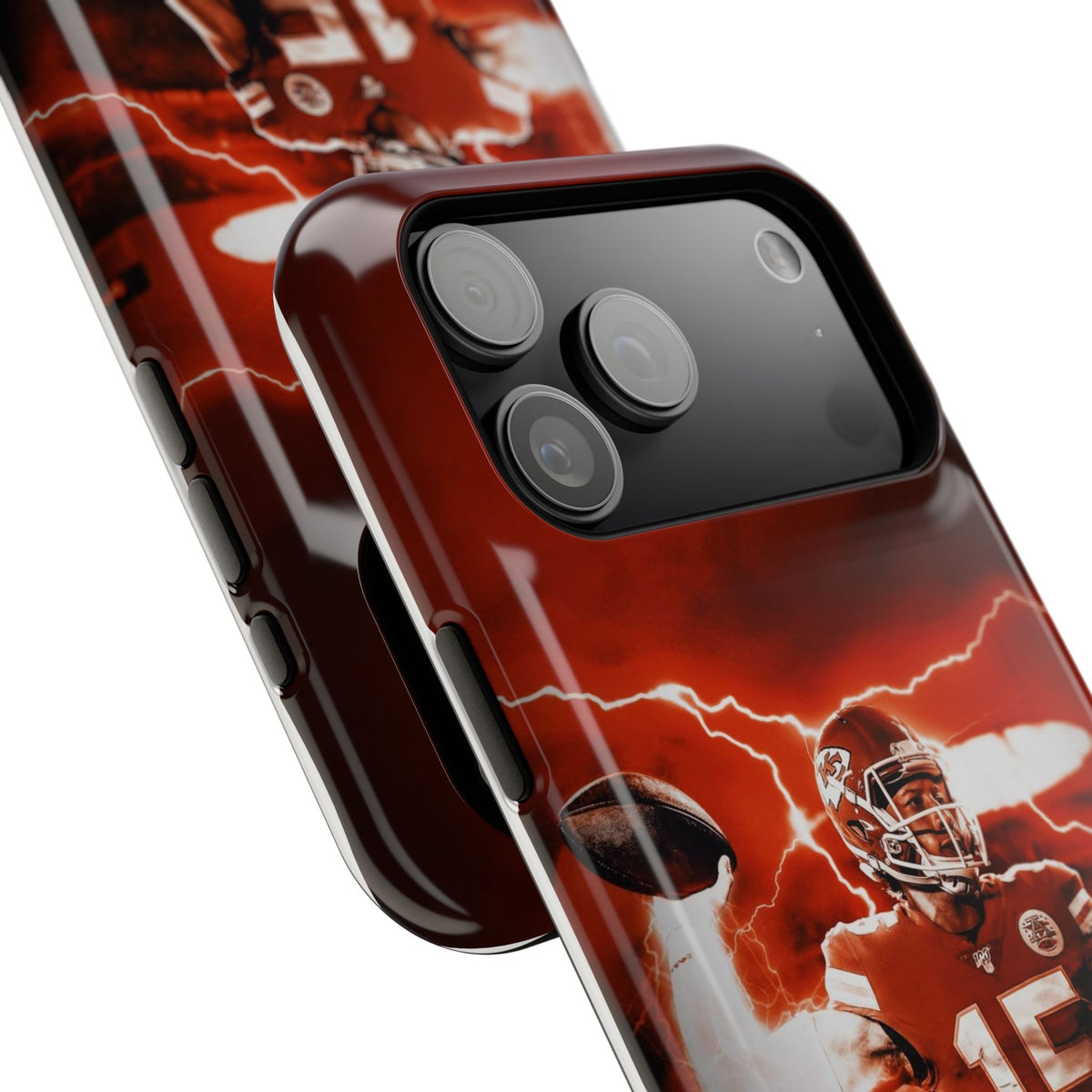 Patrick Mahomes Football Phone Case | Impact-Resistant Case