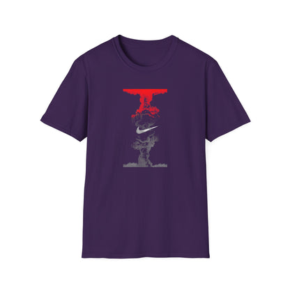 Swoosh Cloud Skull T-Shirt | Nuclear Explosion Graphic Tee