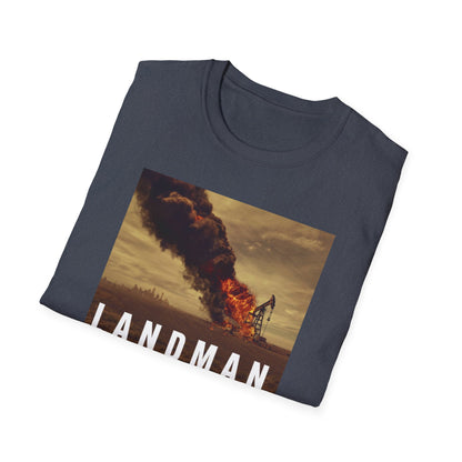 Landman Graphic Tee — Fiery Desert Scene T-Shirt